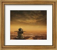 Framed Venera 14 Lander Rests Silently On the Landscape of Venus