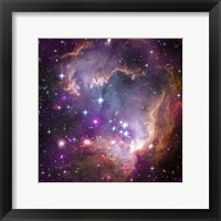 Framed Young Stars in the Small Magellanic Cloud