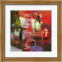 Framed Vin Rouge: Red Wine
