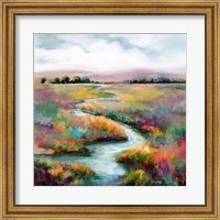 Framed Meandering Stream