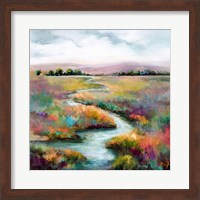 Framed Meandering Stream