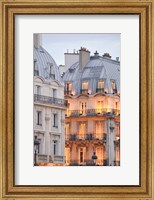 Framed Golden Glow in The City of Light