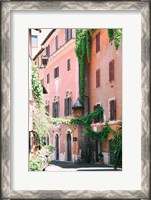 Framed Pink Buildings in Rome
