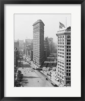 Framed Flatiron Building, circa 1908