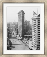 Framed Flatiron Building, circa 1908