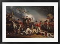 Framed Death of General Mercer at the Battle of Princeton