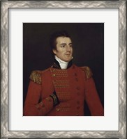 Framed Arthur Wellesley, Duke of Wellington, as a Major General in 1804