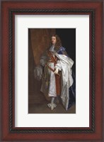 Framed Edward Montagu the First Earl of Sandwich, by Sir Peter Lely