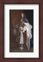 Framed Edward Montagu the First Earl of Sandwich, by Sir Peter Lely