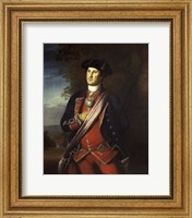 Framed George Washington as a Colonel during The French and Indian War
