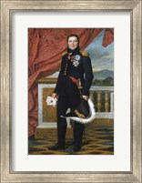 Framed French General and Statesman Etienne Maurice Gerard