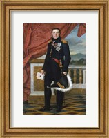 Framed French General and Statesman Etienne Maurice Gerard