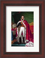 Framed Portrait King William I of the Netherlands