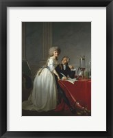 Framed Antoine-Laurent de Lavoisier and his Wife