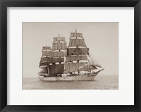 Framed Retro Designed ship GD Kennedy