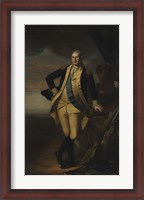 Framed George Washington after the Battle of Princeton
