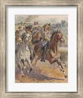 Framed General JEB Stuart's raid around McClellan in June 1862