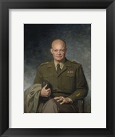 Framed Dwight D Eisenhower, 34th US President