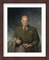 Framed Dwight D Eisenhower, 34th US President