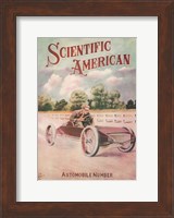 Framed Cover of an edition of Scientific American
