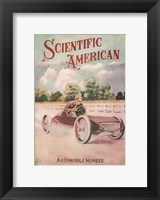 Framed Cover of an edition of Scientific American