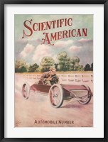 Framed Cover of an edition of Scientific American