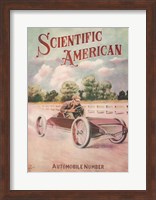 Framed Cover of an edition of Scientific American