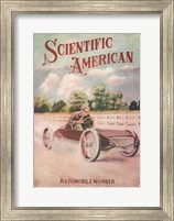 Framed Cover of an edition of Scientific American