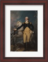 Framed General George Washington after the Battle of Assunpink Creek