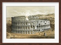 Framed Coliseum at Rome, circa 1872
