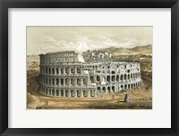 Framed Coliseum at Rome, circa 1872