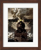 Framed Industrial age of Steam Engine
