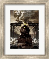 Framed Industrial age of Steam Engine