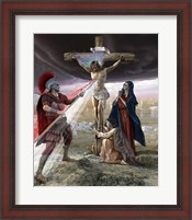 Framed Jesus on the Cross