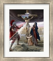 Framed Jesus on the Cross