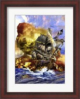Framed Whydah Gally Pirate Ship