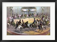 Framed Circus Grand Finale, circa 1872