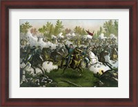 Framed Battle of Cedar Creek, circa 1864