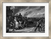 Framed Brigadier General Thomas Ewing of the Union Army evicts Missouri settlers, 1863