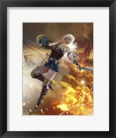 Framed Wonder Woman, Blond Hair