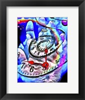 Framed Time Spiral and Human Hand
