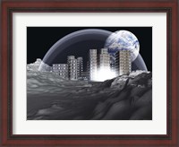 Framed Lunar Colony