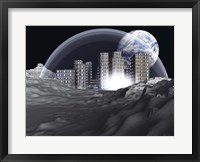 Framed Lunar Colony