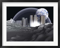 Framed Lunar Colony