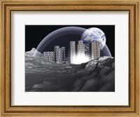 Framed Lunar Colony
