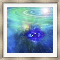Framed God's Eye in Vivid Universe