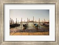 Framed Venice Gondolas