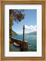 Framed Boats by Lake Como