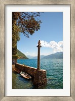 Framed Boats by Lake Como