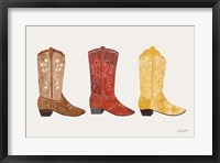 Framed Western Cowgirl Boot VII